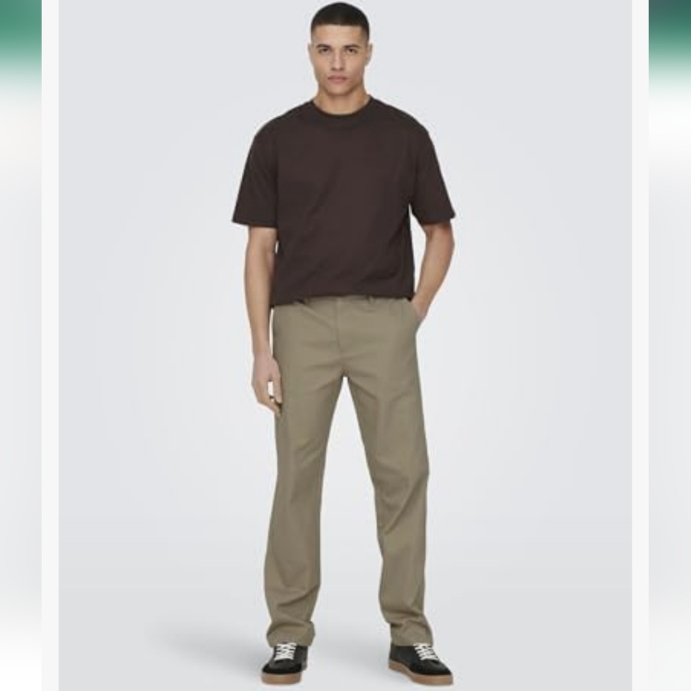 🥊NEW ONLY & SONS Chinchilla Khakis